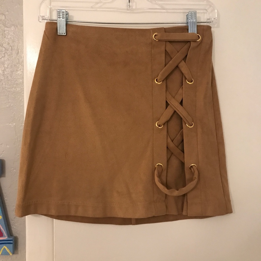 Kenzie suede skirt